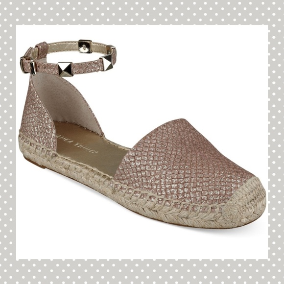 studded ankle strap espadrilles
